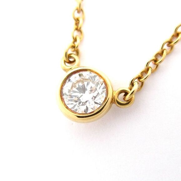 Tiffany & Co. Jewelry - Tiffany & Co (tiffany & Co) Necklace Viser Yard 18K Yellow Gold X Diamond 1P